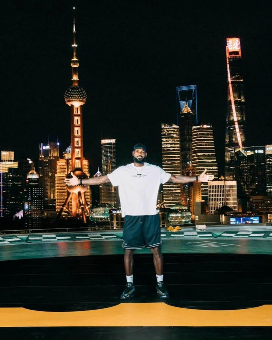 詹姆斯抵沪开启第15次中国行，NBA球星来华数量更多更接地气